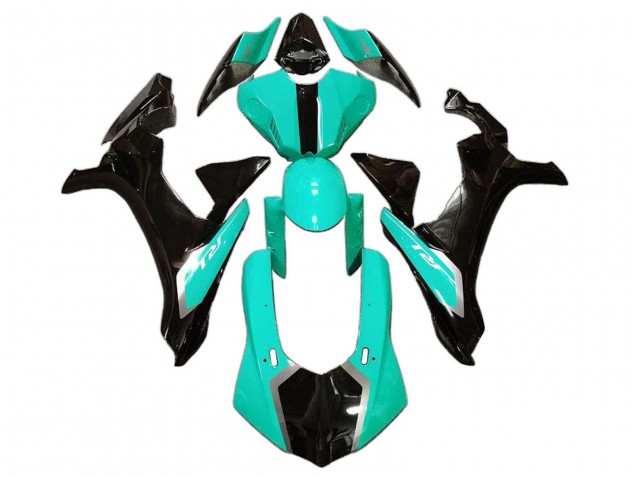 Acquista Carena Moto Yamaha YZF 1000 R1 2020-2025 - Verde Chiaro Nero Lucido