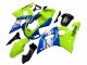 Acquista Carena Moto Yamaha YZF 600 R6 1998-2002 - Neon Verde Blu Bianco Champions
