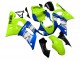 Acquista Carena Moto Yamaha YZF 600 R6 1998-2002 - Neon Verde Blu Bianco Champions