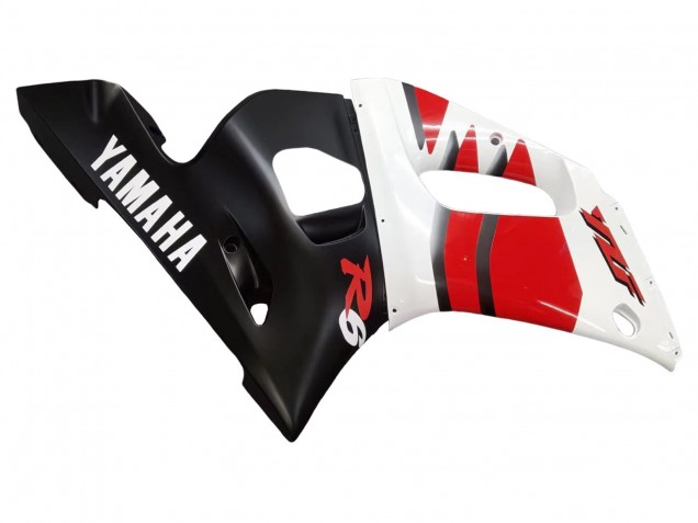 Acquista Carena Moto Yamaha YZF 600 R6 1998-2002 - Bianco Rosso Nero Lucido