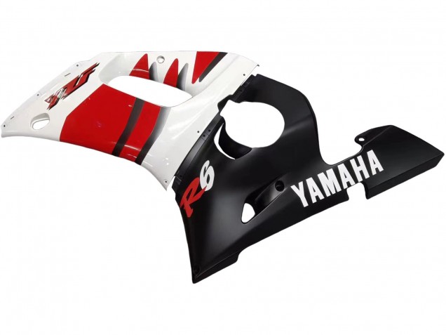 Acquista Carena Moto Yamaha YZF 600 R6 1998-2002 - Bianco Rosso Nero Lucido