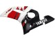 Acquista Carena Moto Yamaha YZF 600 R6 1998-2002 - Bianco Rosso Nero Lucido