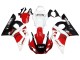 Acquista Carena Moto Yamaha YZF 600 R6 1998-2002 - Bianco Rosso Nero Lucido