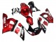 Acquista Carena Moto Yamaha YZF 600 R6 1998-2002 - Rosso Bianco Nero Lucido