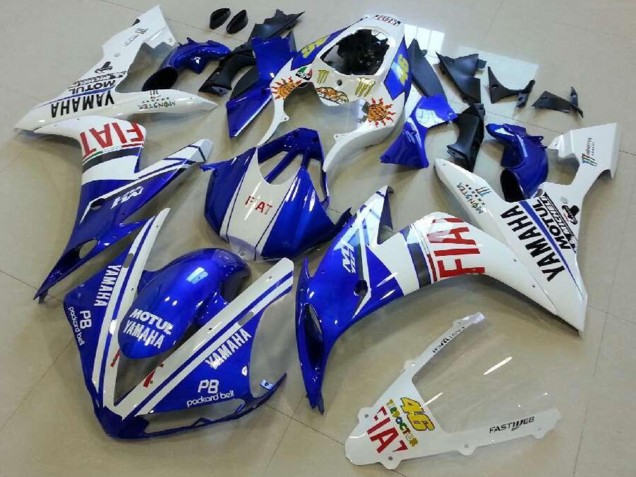 Acquista Carena Moto Yamaha YZF R1 2004-2006 - Bianco Blu Rosso Fiat
