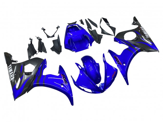 Acquista Carena Moto Yamaha YZF R6S 2006-2009 - Blu Nero