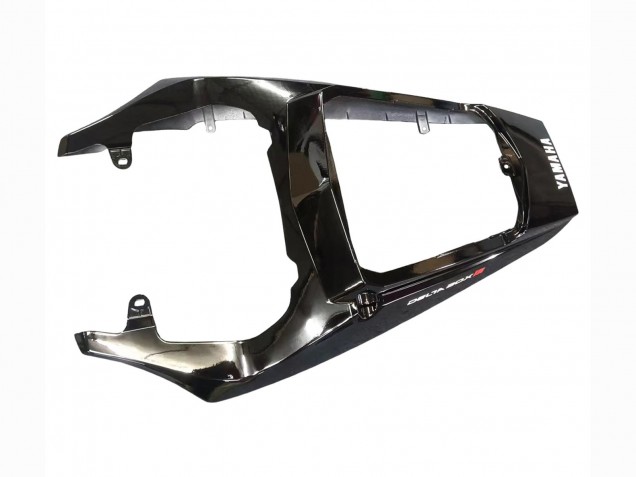 Acquista Carena Moto Yamaha YZF R6S 2006-2009 - Nero Lucido Nero Opaco Bianco Decals
