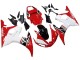 Acquista Carena Moto Yamaha YZF R6 2003-2004 - Bianco Rosso Nero Lucido