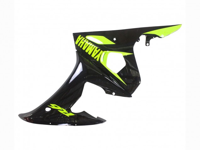Acquista Carena Moto Yamaha YZF R6S 2006-2009 - Nero Lucido Neon Giallo