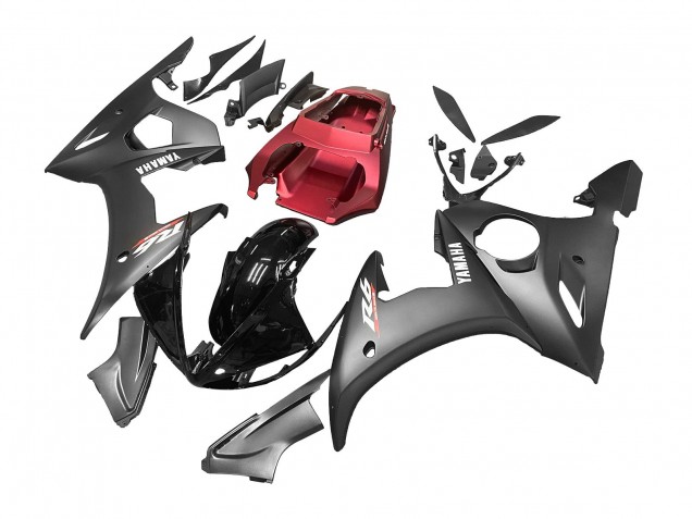 Acquista Carena Moto Yamaha YZF R6S 2006-2009 - Nero Rosso