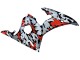 Acquista Carena Moto Yamaha YZF R6S 2006-2009 - Nero Rosso Grigio Camouflage