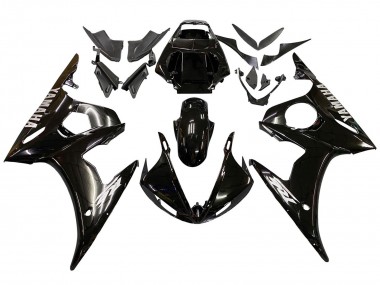 Acquista Carena Moto Yamaha YZF 600 R6 2005 - Nero Lucido