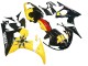 Acquista Carene Moto Yamaha YZF 600 R6 2005 - Nero Giallo Rosso 46