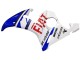 Acquista Carena Moto Yamaha YZF 600 R6 2005 - Bianco Blu Dunlop Fiat Motul