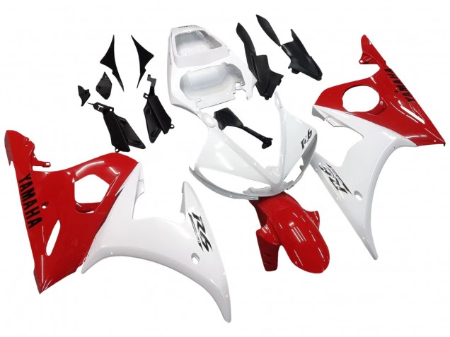 Acquista Carena Moto Yamaha YZF 600 R6 2005 - Bianco Rosso