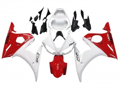 Acquista Carena Moto Yamaha YZF 600 R6 2005 - Bianco Rosso