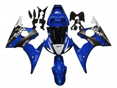 Acquista Carena Moto Yamaha YZF 600 R6 2005 - Blu Bianco Nero Yamalube