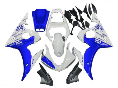 Acquista Carena Moto Yamaha YZF 600 R6 2005 - Bianco Blu Yamalube