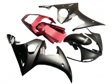 Acquista Carena Moto Yamaha YZF 600 R6 2005 - Nero Opaco Rosso