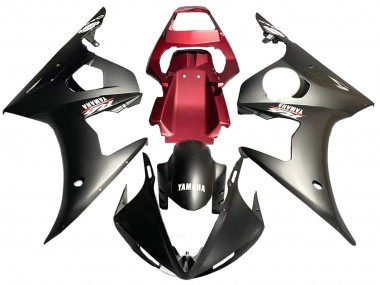 Acquista Carena Moto Yamaha YZF 600 R6 2005 - Nero Opaco Rosso