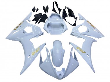 Acquista Carena Moto Yamaha YZF 600 R6 2005 - Bianco Oro