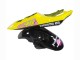 Acquista Carena Moto Yamaha YZF 600 R6 2005 - Nero Rosa Giallo Repsol 46