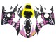Acquista Carena Moto Yamaha YZF 600 R6 2005 - Nero Rosa Giallo Repsol 46