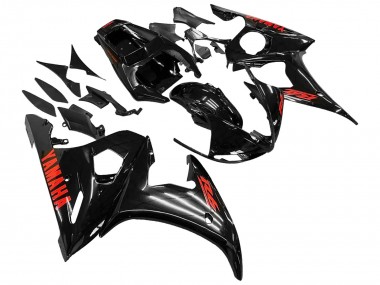 Acquista Carena Moto Yamaha YZF 600 R6 2005 - Nero Rosso