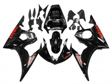 Acquista Carena Moto Yamaha YZF 600 R6 2005 - Nero Rosso