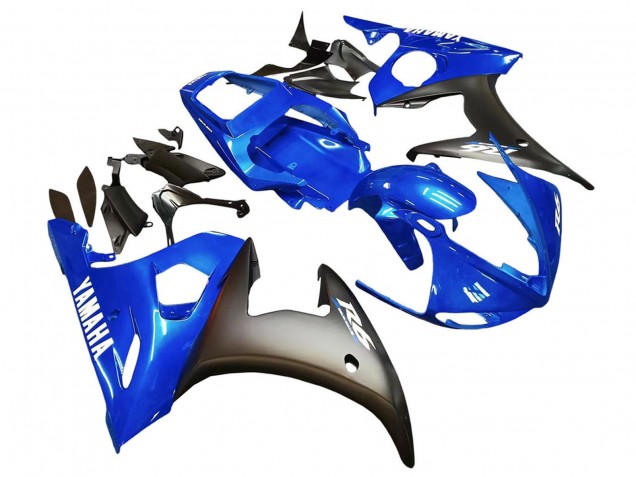 Acquista Carena Moto Yamaha YZF 600 R6 2005 - Blu Nero Opaco