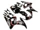 Acquista Carena Moto Yamaha YZF 600 R6 2005 - Nero Lucido Bianco Lucky Strike Motul