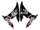 Acquista Carena Moto Yamaha YZF 600 R6 2005 - Nero Lucido Bianco Lucky Strike Motul