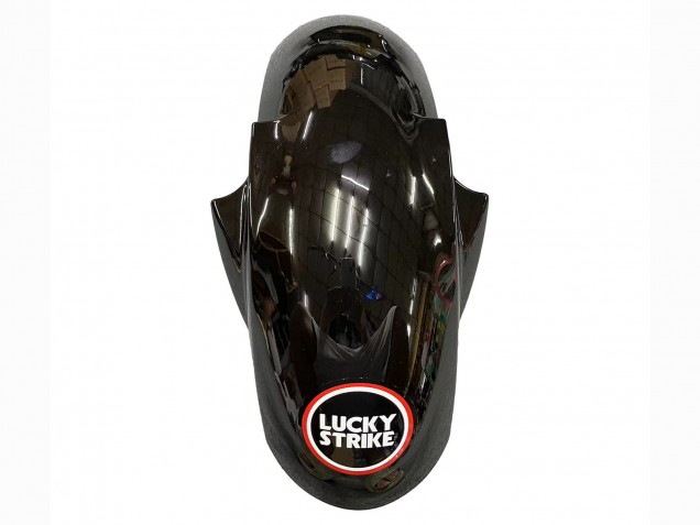Acquista Carena Moto Yamaha YZF 600 R6 2005 - Nero Lucido Bianco Lucky Strike Motul