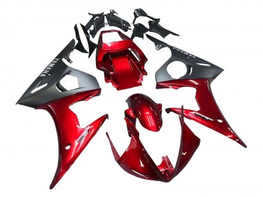 Acquista Kit Carena Moto Yamaha YZF 600 R6 2005 - Rosso Nero Opaco