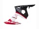 Acquista Carena Moto Yamaha YZF 600 R6 2005 - Rosso Bianco Nero Opaco