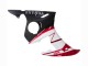 Acquista Carena Moto Yamaha YZF 600 R6 2005 - Rosso Bianco Nero Opaco