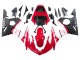 Acquista Carena Moto Yamaha YZF 600 R6 2005 - Rosso Bianco Nero Opaco