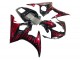 Acquista Carena Moto Yamaha YZF 600 R6 2005 - Nero Rosso Fiamma