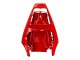 Acquista Carena Moto Yamaha YZF 600 R6 2005 - Rosso Bianco Nero Lucido