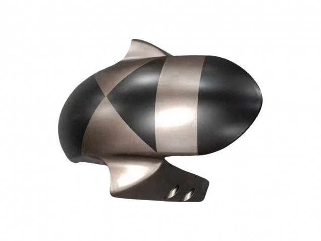 Acquista Carena Moto Yamaha YZF 600 R6 2005 - Nero Opaco Grigio Geometrico