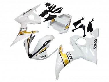 Acquista Carena Moto Yamaha YZF 600 R6 2005 - Bianco Oro Nero