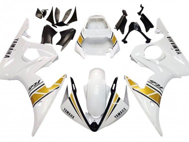 Acquista Carena Moto Yamaha YZF 600 R6 2005 - Bianco Oro Nero