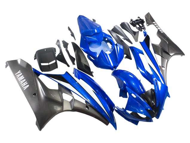 Acquista Carena Moto Yamaha YZF 600 R6 2006-2007 - Blu Bianco Nero Lucido