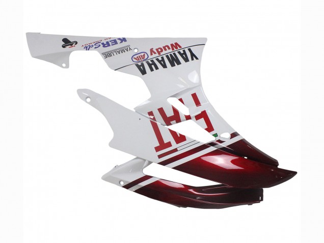 Acquista Carena Moto Yamaha YZF 600 R6 2006-2007 - Bianco Rosso Bordeaux Fiat Acer Yamalube