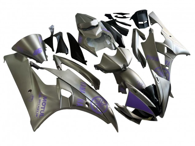 Acquista Carena Moto Yamaha YZF 600 R6 2006-2007 - Grigio Viola Motul