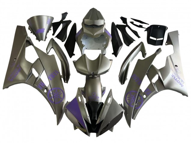 Acquista Carena Moto Yamaha YZF 600 R6 2006-2007 - Grigio Viola Motul