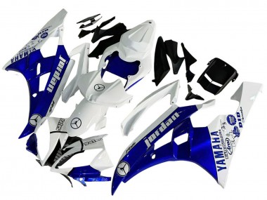 Acquista Carena Moto Yamaha YZF 600 R6 2006-2007 - Bianco Blu Jordan