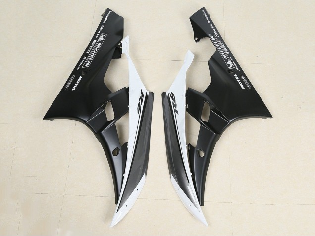Acquista Carena Moto Yamaha YZF 600 R6 2006-2007 - Nero Lucido Nero Opaco Bianco Motul Michelin