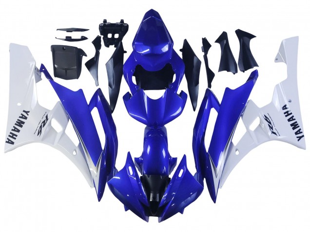 Acquista Carena Moto Yamaha YZF 600 R6 2006-2007 - Bianco Blu Nero