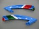 Acquista Carena Moto Yamaha YZF 600 R6 2006-2007 - Blu Verde Bianco Rosso Dunlop Michelin Motul